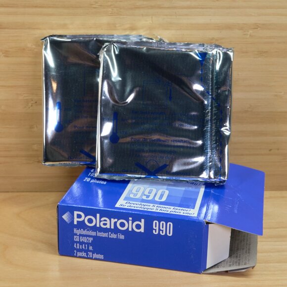 Polaroid 990 Image Instant Film – 20 Photos( 2 packs) Expired 07/2001 / Sealed - Picture 3 of 5